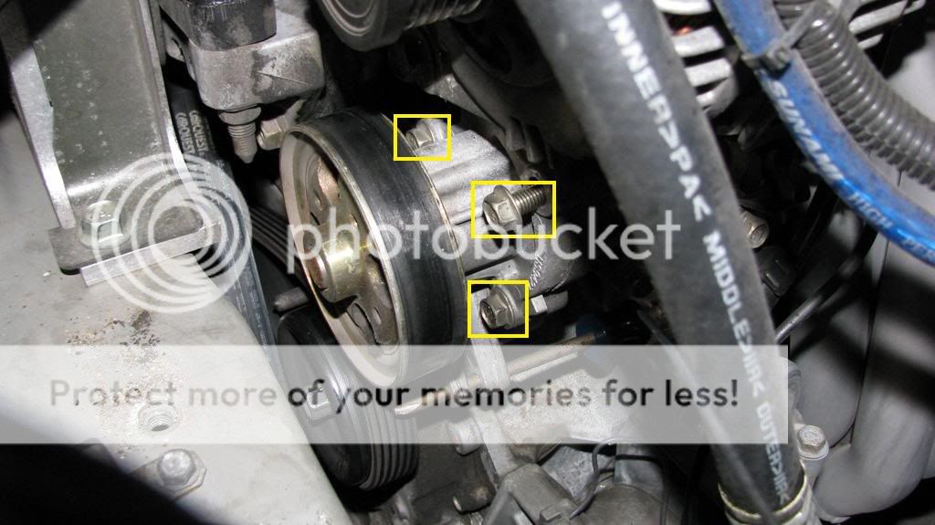 2002 Nissan xterra water pump replacement